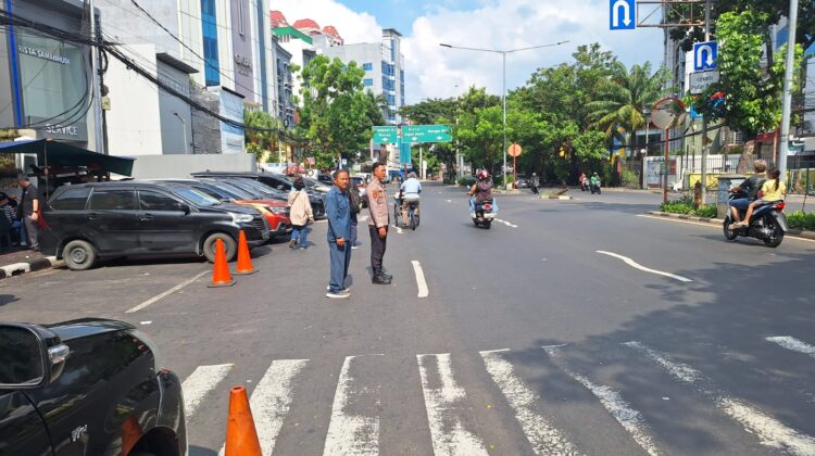 Panit Samapta Pimpin Pengamanan Ibadah Minggu di GKI Samanhudi, Jemaat Merasa Lebih Nyaman