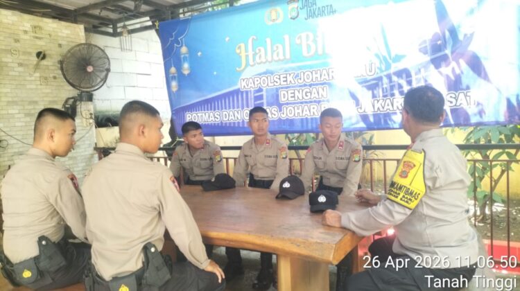 Siswa Diktuk Bintara Polri Gel. I T.A 2026 Terima Pembekalan Fungsi Binmas di Polsek Johar Baru