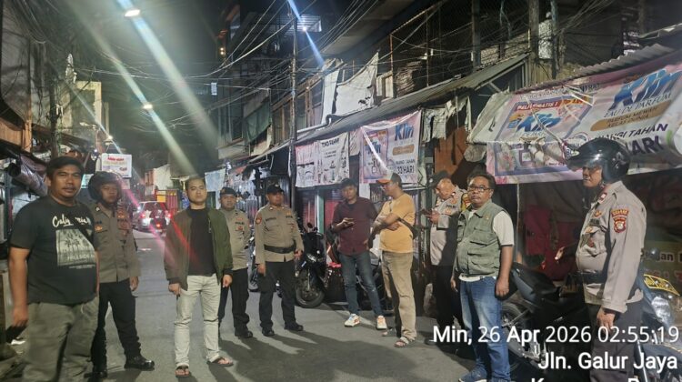 Cegah Dini Guantibmas, Polsek Johar Baru Intensifkan Patroli Cipta Kondisi Dini Hari