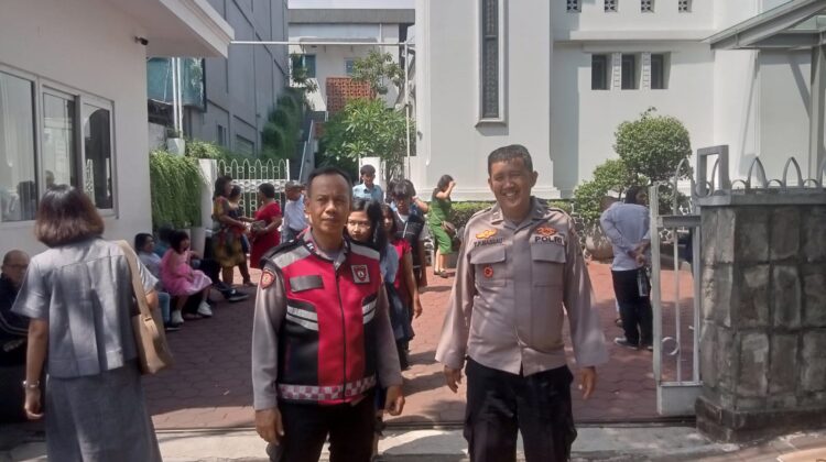 Ibadah Minggu di GKI Kwitang Berlangsung Aman, Polisi Lakukan Pengamanan