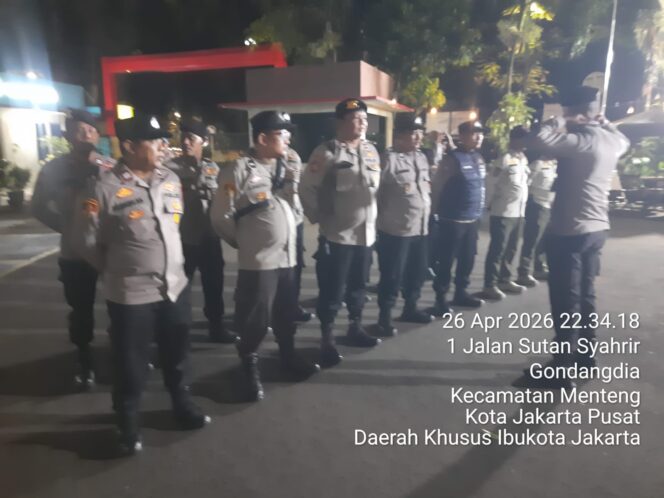 
					Apel Cipkon di Komando Menteng, Polsek Metro Menteng Siaga Jaga Keamanan Ibu Kota