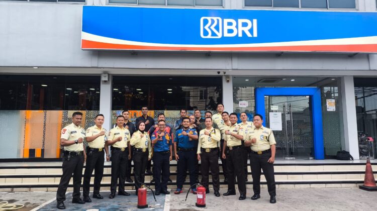 BRI BO Ciputat Gelar Simulasi Penanggulangan Kebakaran