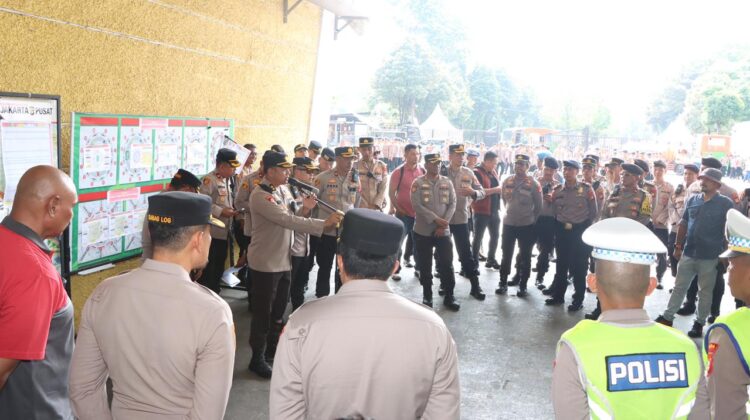 1.200 Personel Gabungan Pelayanan Pertandingan BRI Super League di GBK