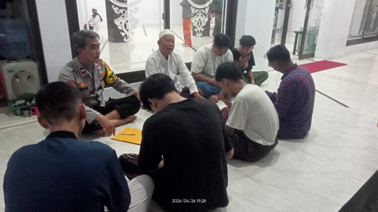 Pembinaan Remaja Pasca Tawuran di Kartini, Bhabinkamtibmas Gandeng Tokoh Agama