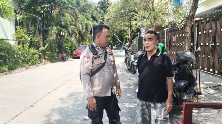 Respons Cepat Polisi, Bhabinkamtibmas Tindaklanjuti Keluhan Warga Gunung Sahari Utara