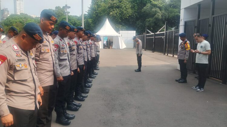 Apel Pengamanan Laga Persija vs Persis di GBK, Aparat Siaga Jaga Kondusivitas