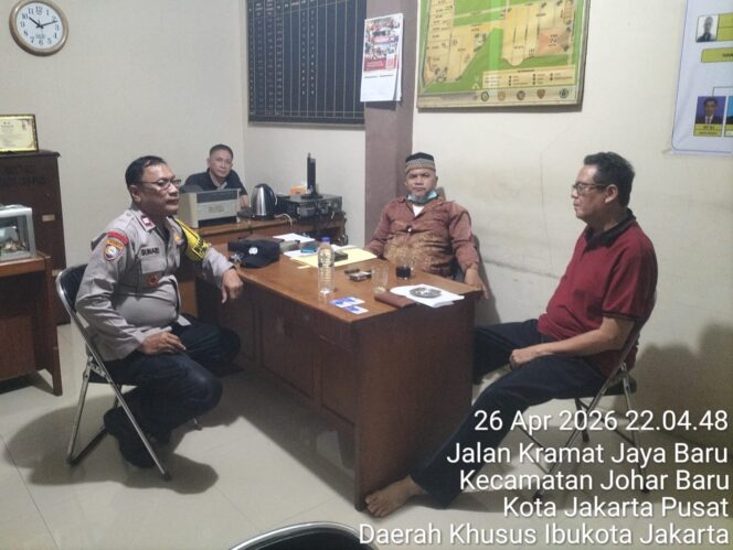 
					Rangkul Tokoh Masyarakat Johar Baru, Polisi Perkuat Sinergi Jaga Keamanan Lingkungan