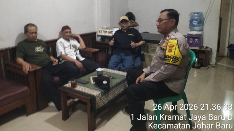 Solidkan Kekuatan Warga, Polisi dan Pengurus RW 02 Johar Baru Perkuat Benteng Kamtibmas