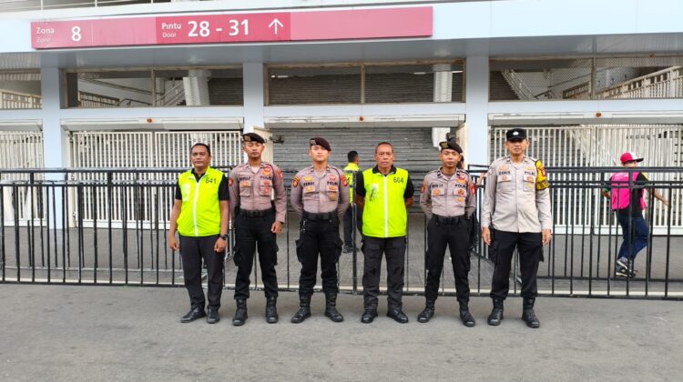Zona 8 GBK Terpantau Aman Saat Pengamanan Pertandingan Persija vs Persis Solo