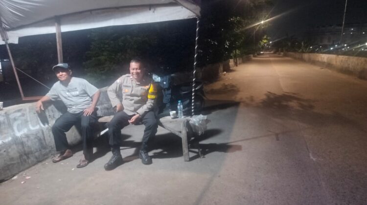 Bhabinkamtibmas Duri Pulo Sambangi Satkamling RW 09, Perkuat Sinergi Jaga Kamtibmas