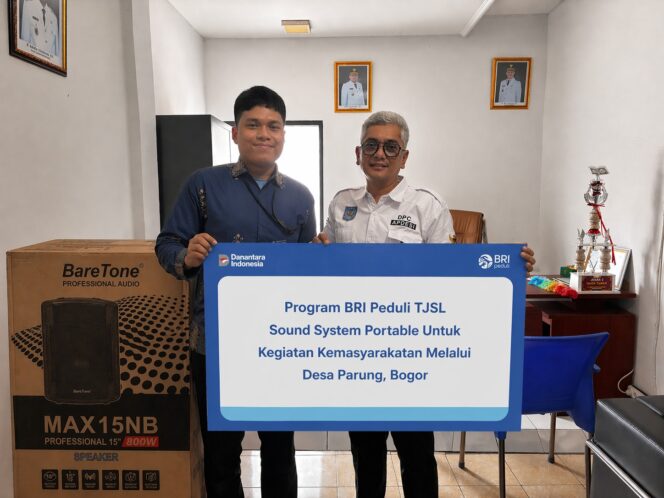 
					BRI Kanca Pamulang Salurkan Bantuan Sound System Portable melalui Program BRI Peduli TJSL untuk Desa Parung, Bogor