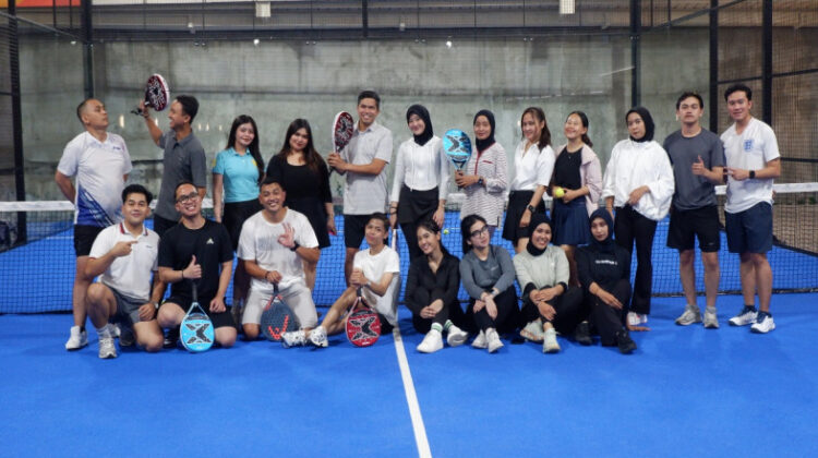 BRI KC Palmerah Gelar Olahraga Padel Bersama untuk Tingkatkan Kekompakan Tim