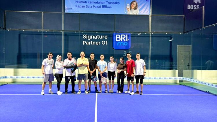 Kegiatan Olahraga Bersama Pekerja BRI KC Jelambar di Boss Padel