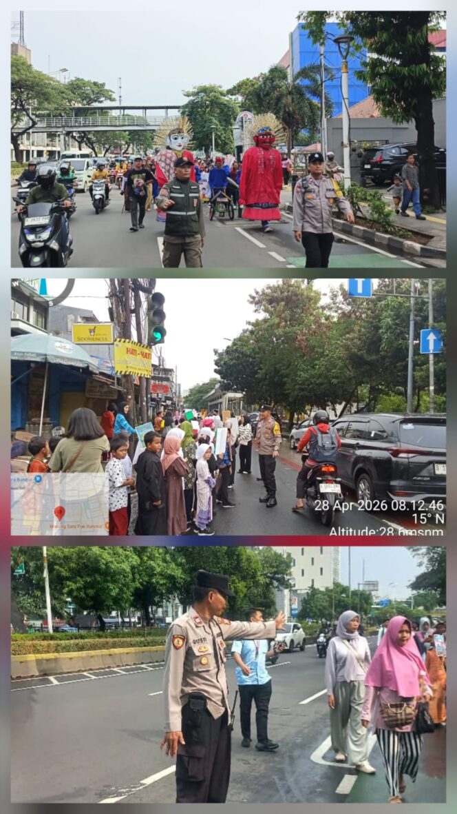 
					Pawai Hardiknas dan Hari Kartini di Senen Berlangsung Meriah, Polisi Pastikan Pengamanan Kondusif