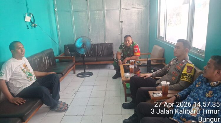 Patroli dan Sambang Poskamling di Bungur, Aparat Imbau Warga Tingkatkan Kewaspadaan