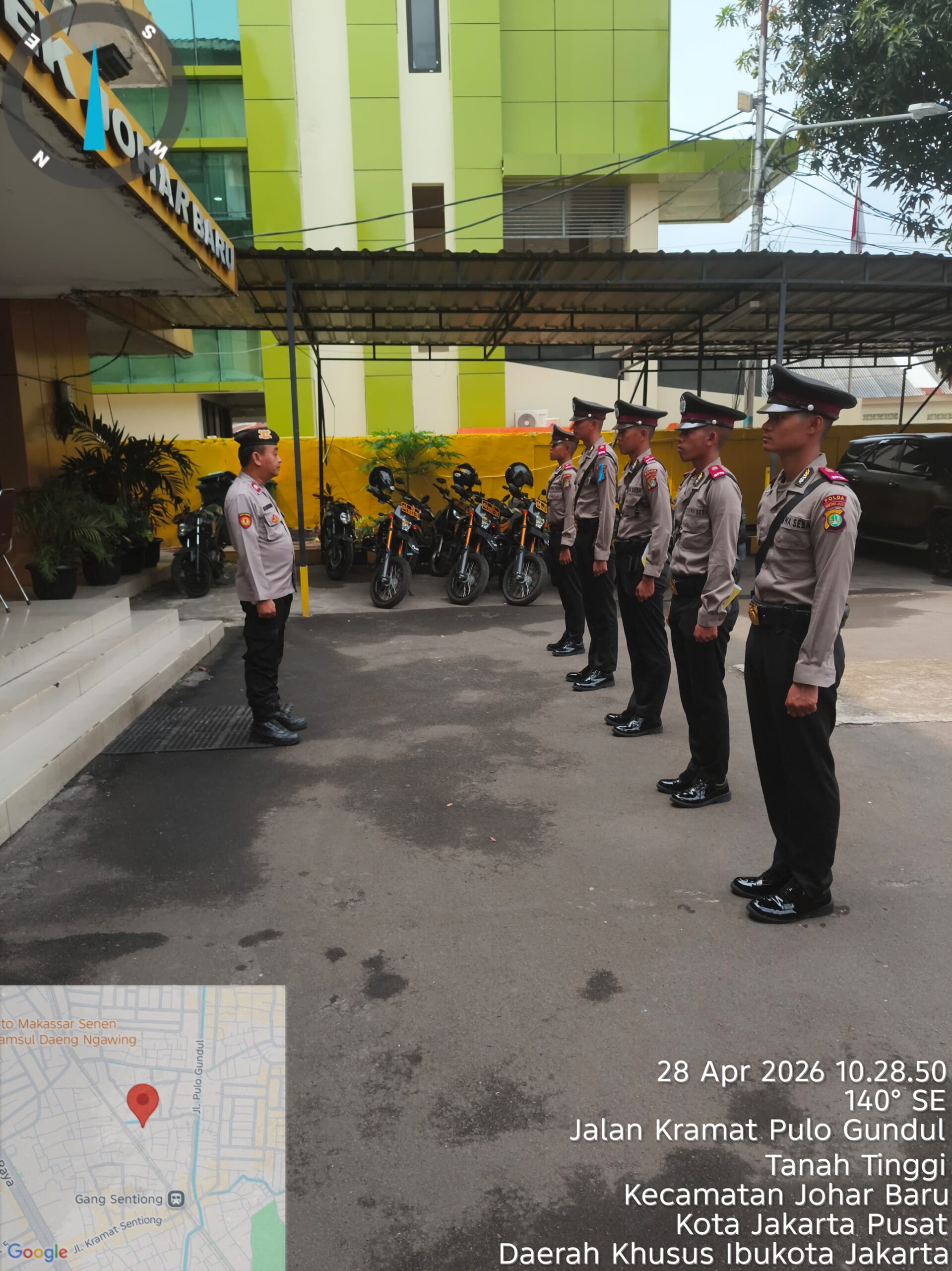 Siswa Bintara Polri Latja di Johar Baru, Asah Kemampuan Turjawali dan Pendekatan Humanis