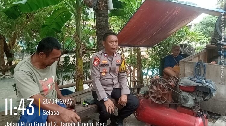 Patroli Dialogis di Tanah Tinggi, Polisi Imbau Warga Tidak Terprovokasi Tawuran
