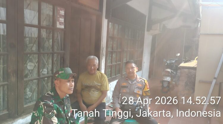 Bhabinkamtibmas dan Babinsa Perkuat Sinergi, Sambangi Tokoh Masyarakat di Tanah Tinggi
