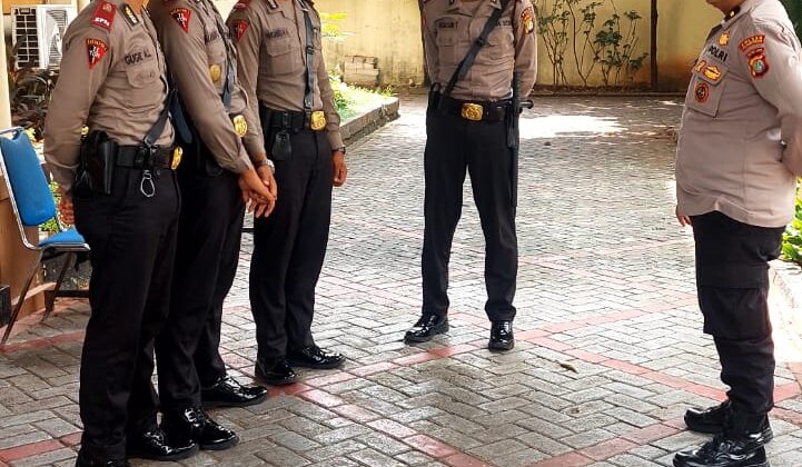 Pengarahan Fungsi Sabhara di Polsek Kemayoran, Wujud Nyata Regenerasi Polri Berkualitas