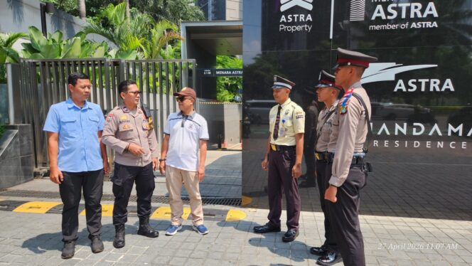 
					Bhabinkamtibmas Karet Tengsin Sambangi Menara Astra, Perkuat Koordinasi Keamanan Lingkungan Perkantoran