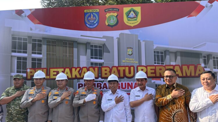 Kapolda Letakkan Batu Pertama Mako Polres Metro Depok: Pelayanan Harus Makin Baik