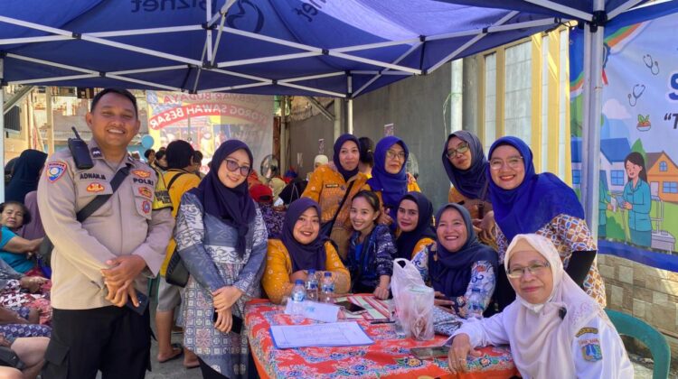 Polri Hadir di Posyandu, Bhabinkamtibmas Dukung Kesehatan Warga Di Gunung Sahari Utara