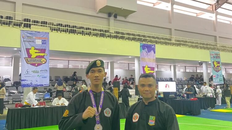 Prajurit Yonif 318 Kostrad Raih Medali Perak Di Ajang Nasional Pencak Silat Bekasi Open