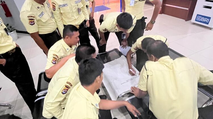Tunjukkan Kesiapsiagaan Maksimal, Satpam BRI BO Labuan Latih Respons Cepat Tangani Bencana Gempa