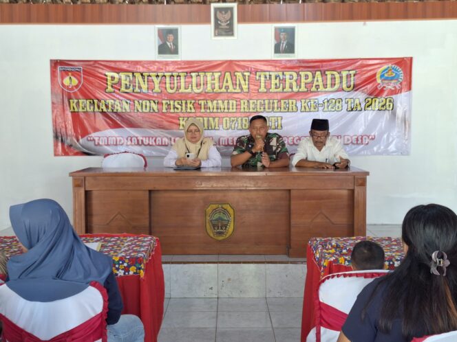 
					Penyuluhan Terpadu TMMD Reguler ke-128 Hadirkan Edukasi Kelautan dan Perikanan di Desa Godo