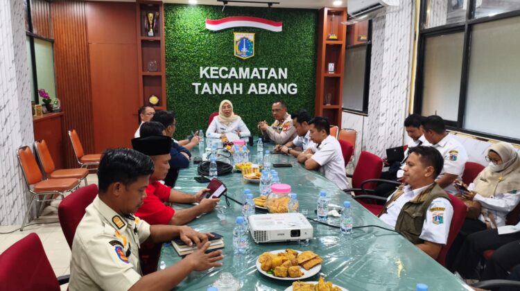 Sinergitas Tiga Pilar Tanah Abang Gelar Rapat Koordinasi Pengamanan May Day 2026