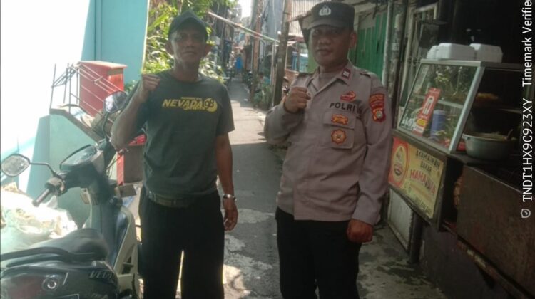 Kapolsubsektor Galur Turun Langsung, Patroli Dialogis Ajak Warga Cegah Tawuran