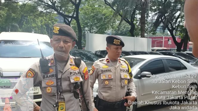 
					Pengamanan Aksi Demokrasi Kita, Polsek Menteng Siagakan 44 Personel di Kantor BGN Kebon Sirih