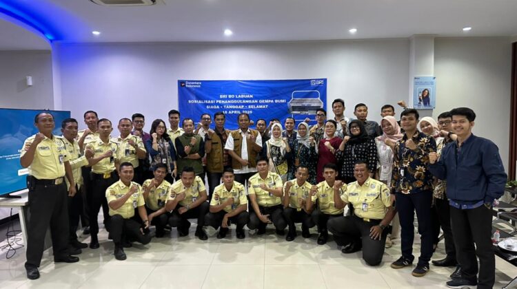 Sosialisasi dan Simulasi Bencana Gempa Bumi BRI BO Labuan