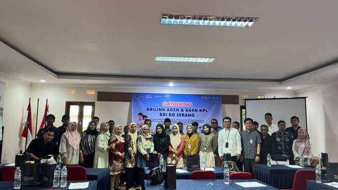 
					Perkuat Ekosistem Keuangan, BRI BO Serang Gelar Gathering Bersama Agen BRILink dan KPL