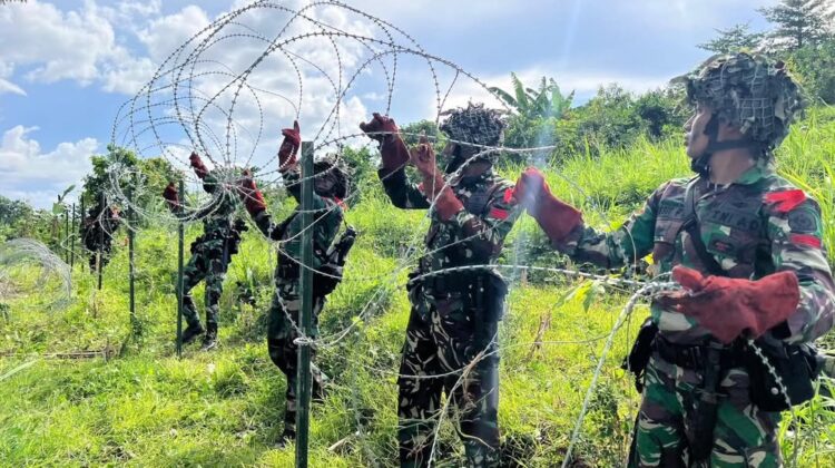 Latihan Taktis, Yonzipur 10 Kostrad Asah Konstruksi dan Rintangan Tempur