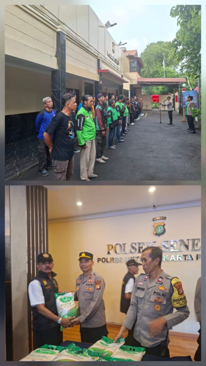 
					Apel Sabuk Kamtibmas Digelar di Polsek Senen, Libatkan Elemen Masyarakat