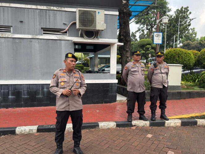 
					Polisi Siagakan 11 Personil Untuk Amankan Rencana Aksi Unjuk Rasa di Kemenkeu RI