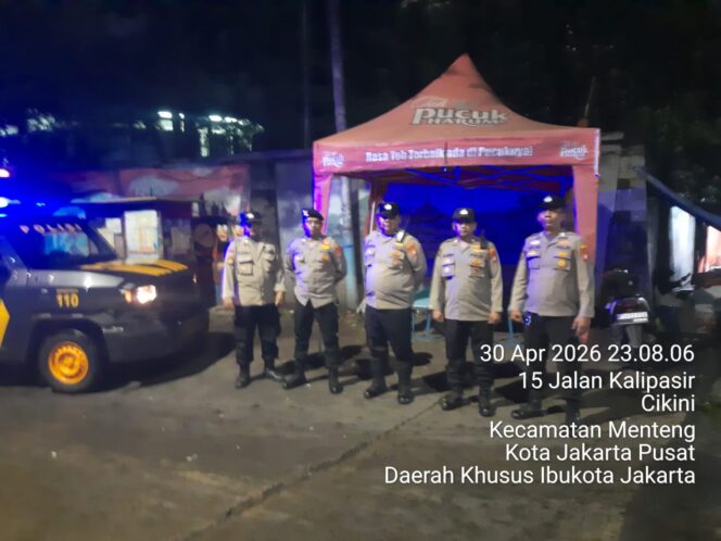 
					Patroli Cipkon Menteng Sasar Batas Kwitang–Kalipasir, Polisi Antisipasi Kerawanan Malam