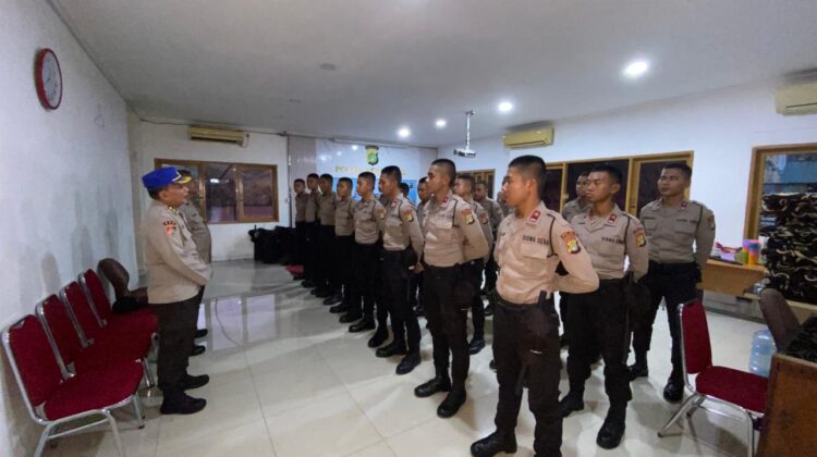 Polri Perkuat Profesionalisme, KOOR GADIK SPN PMJ Tinjau Latja di Polsek Kemayoran