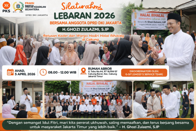 
					Antusiasme Tinggi Warnai Silaturahmi Lebaran Bersama Anggota DPRD DKI Jakarta di Cakung