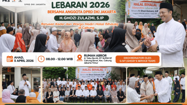 Antusiasme Tinggi Warnai Silaturahmi Lebaran Bersama Anggota DPRD DKI Jakarta di Cakung