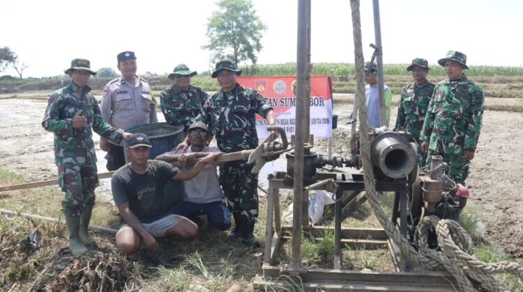 Wadan Satgas TMMD Reguler ke-128 Tinjau Pembangunan Sumur Bor untuk Lahan Pertanian, Pastikan Ketersediaan Air bagi Petani