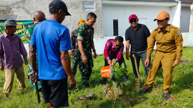 
					Peringati Hari Bumi 2026, Koramil Rajeg dan Warga Tanam Pohon di Rajeg