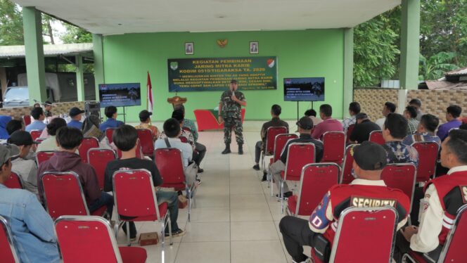 
					Kodim 0510/Tigaraksa Gelar Pembinaan Jaring Mitra Karib Untuk Optimalkan Deteksi Dini, Cegah Dini Dan Lapor Cepat