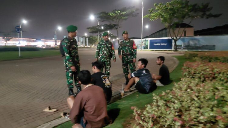Tingkatkan Kamtibmas Koramil 02/Curug Patroli Maung 