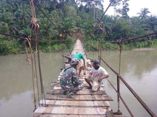 
					TNI Rampungkan Jembatan Garuda di Talang Durian, Demi Akses Warga Kembali Lancar
