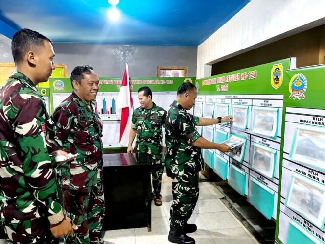 
					Wadan Satgas TMMD Reguler ke-128 Tinjau Posko TMMD, Pastikan Kesiapan dan Kelancaran Kegiatan