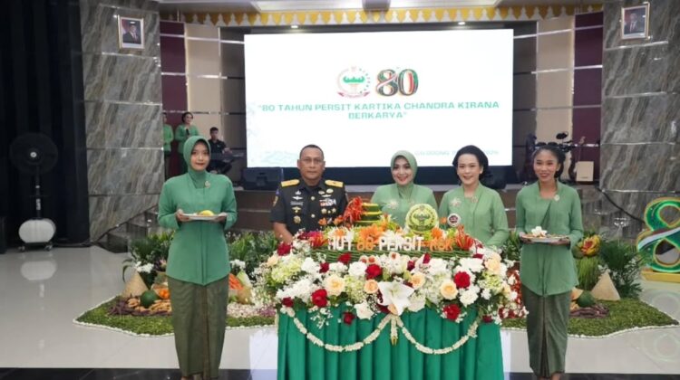 Hangat dan Penuh Makna, Pangdivif 1 Kostrad Sampaikan Sambutan Video pada Syukuran HUT ke-80 Persit KCK