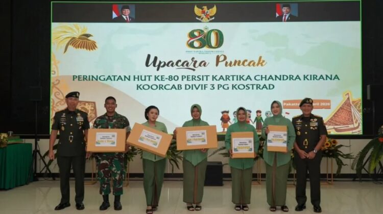 Persit Divif 3 Kostrad Peringati HUT ke-80, Teguhkan Komitmen Berkarya untuk Indonesia