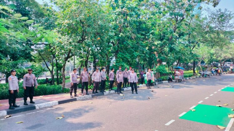 Polri Gelar Apel Kesiapan Pengamanan May Day 2026 di Kawasan LHK Atas